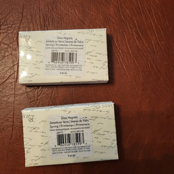 NWT! Set of 2 Paris Themed Magnets! - Picture 2 of 7